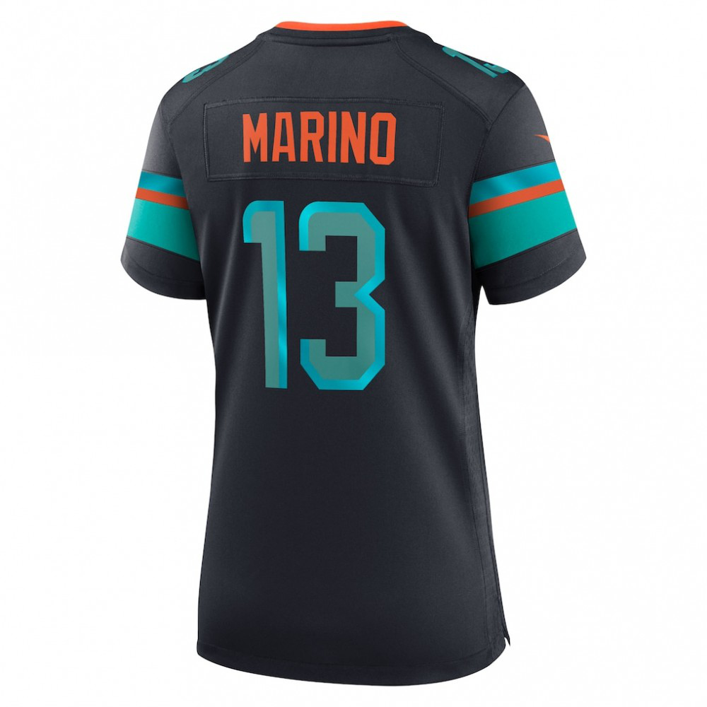 Dan Marino Miami Dolphins Nike Women's 2025 Rivalries Collection Retired Player Game Jersey - Pitch Blue-GridironStore